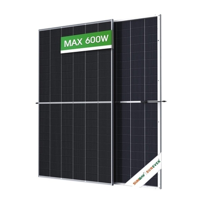 620Watt PV-Solarkollektoren Inmetro-zertifiziert Halbzellen Perc 210mm für Wohnräume
