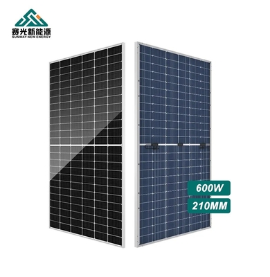 620Watt PV-Solarkollektoren Inmetro-zertifiziert Halbzellen Perc 210mm für Wohnräume