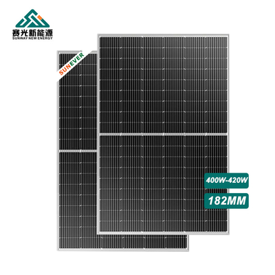 400w 410w PV-Solarzellen mit Imp 12.7-13.2A und niedrigem Eisenglas