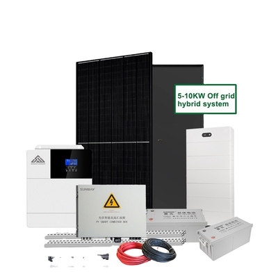 220VAC/380VAC Off-Grid-Hybrid-Stromversorgungssysteme mit monokristalliner Siliziumtechnologie