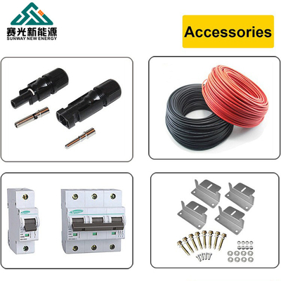Kommerzielles komplettes Solarenergiesystem 5kw 10kw 15kw 20kw mit feinem und vollständigen Kit