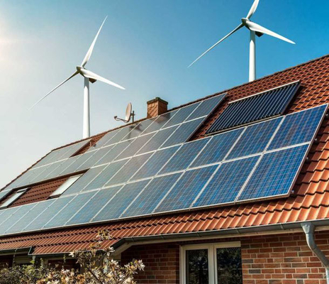 Home Off-Grid Hybrid-Stromsystem Wind-Solar-Hybrid-Controller 3KW Windturbinengenerator