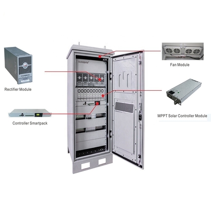 220Vac 8KW 6KW Solarpanel und Batteriesystem Außenbetriebe