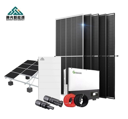 20KWh 12kw Hybrid-Solarenergiesystem mit MPPT-Regler-Blei-Säure-Batterie