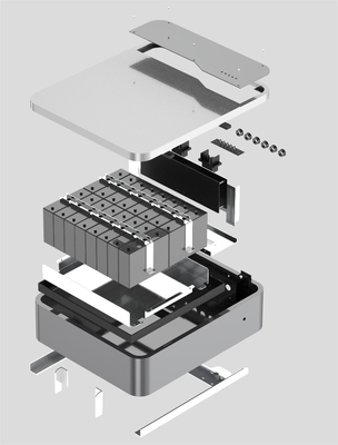 Anpassungsfähige LiFePO4 Batterie mit 5 kW/Stück 48v 100ah Solarenergiesystem Batterie Speicher