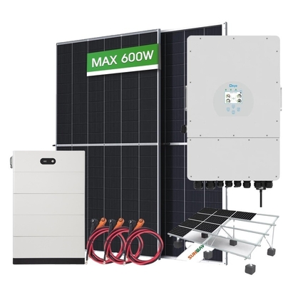Dachmontage Hybrid Solarenergiesystem Monokristallines Silizium Photovoltaik