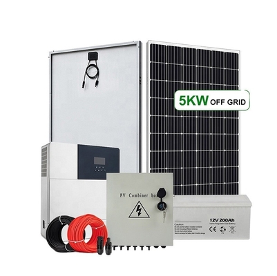 LiFePO4 MPPT 15kw Off-Grid-Solarsystem für Wohnräume mit CE-RoHS-Zertifizierung