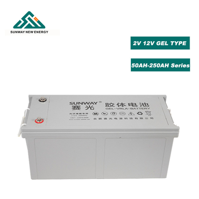 Aufladbare 12V 200ah/250ah Sonnenleiter-Säure-Gel-Batterien Ausgewähltes Material für Solar
