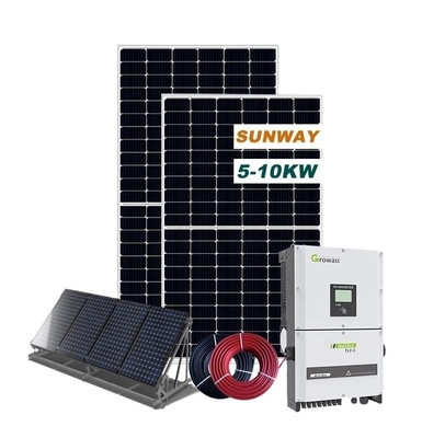 60 Hz vollständig auf dem Netz Dach Solarsystem 10kw Solarsystem auf dem Netz