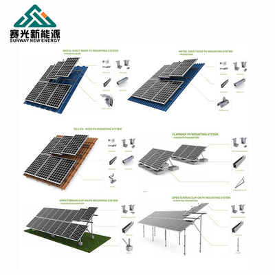 60 Hz vollständig auf dem Netz Dach Solarsystem 10kw Solarsystem auf dem Netz