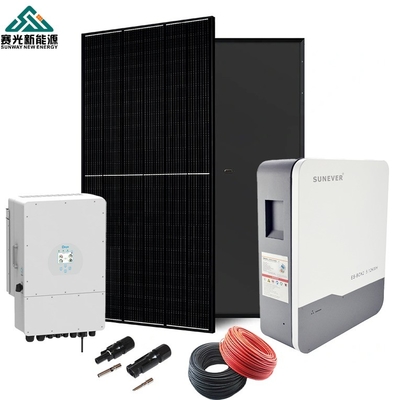 Dachmontage-Blei-Säure-Batterie 5kw 8kw 10kw Solarenergiesystem für Zuhause im Hybridmodus