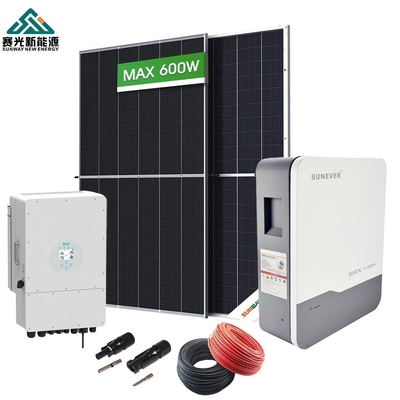 Dachmontage-Blei-Säure-Batterie 5kw 8kw 10kw Solarenergiesystem für Zuhause im Hybridmodus