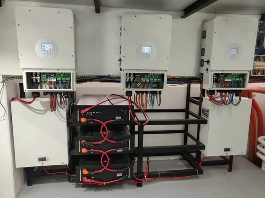 380V 12kw Solarenergiesystem mit Deye Growatt Vor-Hybrid-Inverter