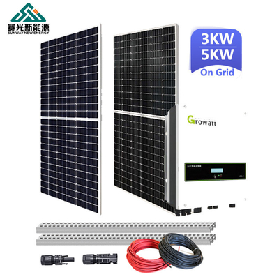 40kw 127V An-Gitter-Stromversorgungssystem An-Gitter-Solar-Ladegerät für die Bodenmontage