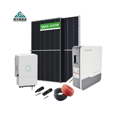 5kw 10kw 15kw 20kw Hybrid-Solarsystem für Zuhause 410-700Watt 48Vdc / 51.2Vdc