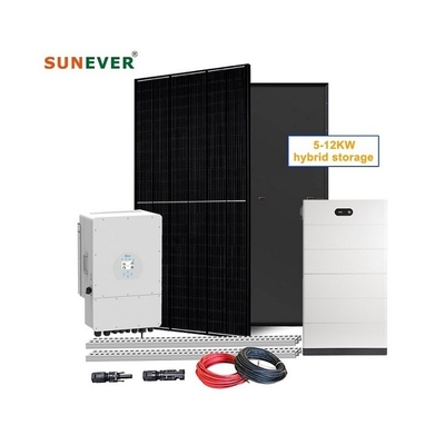 6000 Zyklen 80% DOD Blei-Säure-Batterie Direktversorgung 5kw Solarpaneelsystem für Zuhause