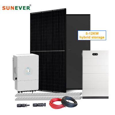 5kW Solarspeichersystem 5kW 10kW 12kW Hybrid Solarenergie-Panelsystem komplett für Zuhause