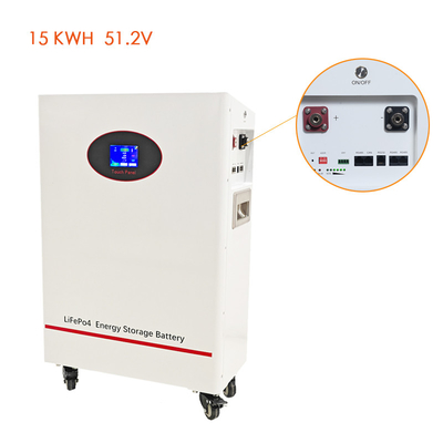 Lithium-Eisen-Batterie des Typs 15KWH mit 6000-facher Tiefzyklus-Stand mit 5-jähriger Garantie
