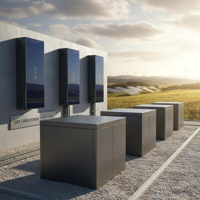 Off-Grid erneuerbare Energiespeicher bodenmontierte Wandmontageeinheiten, die Backup- und nachhaltige Energiemanagementlösungen bieten