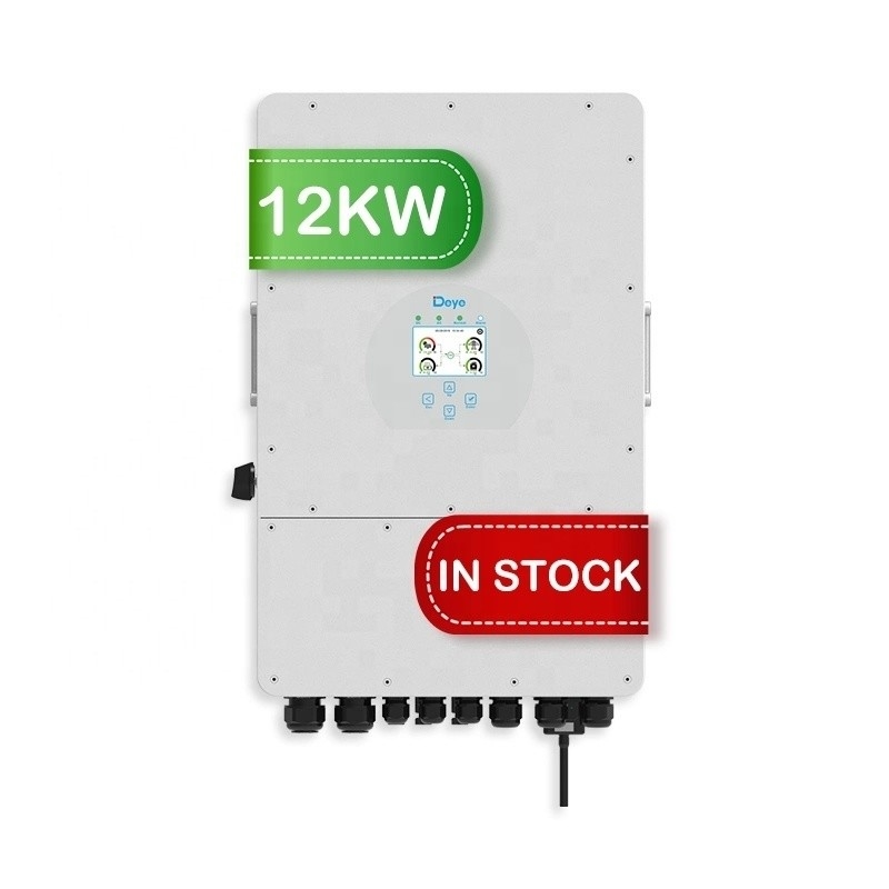 Gleichstrom-/ Wechselstromhybrid-Solarumrichter Drei-Phase 8kw 10kw 12kw MPPT-Bereich 150-450 VDC