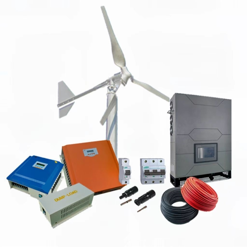 10KW 380VAC Wind-Solar-Hybrid-Stromsystem mit verstärkter Glasfaserblatt