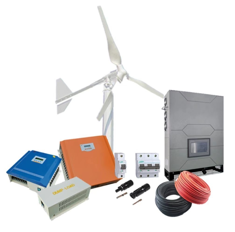 10 kW 3-Phasen-Windkraftanlage mit verstärkten Glasfaserblättern