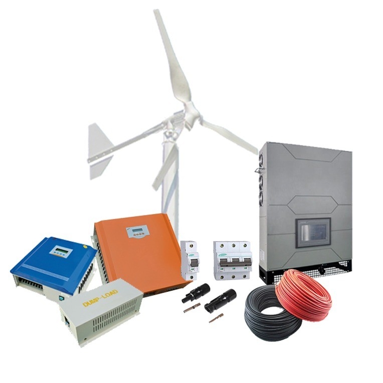 3 Phasen-Ausgang 10 kW Windenergiegenerator für Off-Grid Wind-Solar-Hybrid-Stromsystem