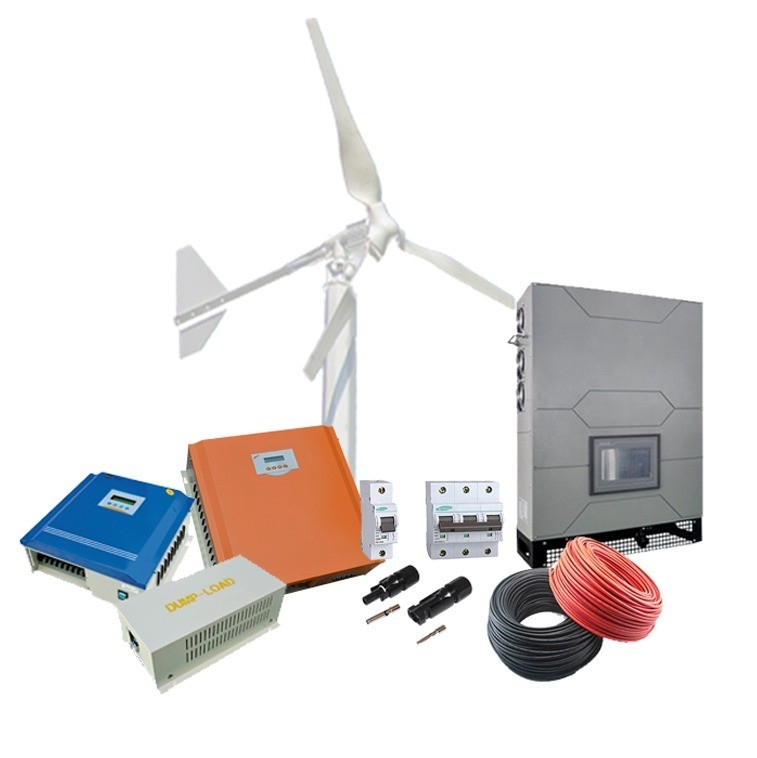 Hybrides System zur Erzeugung von Windkraft für 10 kW Off-Grid-Wind-Solar-Hybrid-System