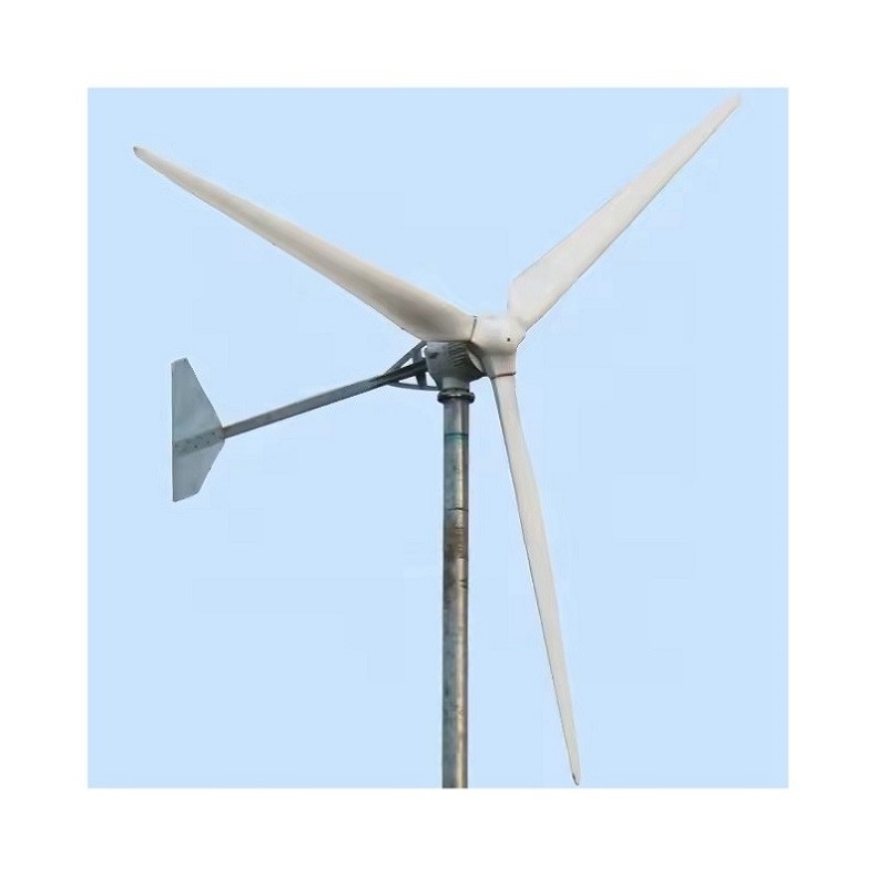 3 kW/5 kW/10 kW horizontale Windkraftanlage für Off-Grid Wind-Solar-Hybrid-Stromversorgungssystem