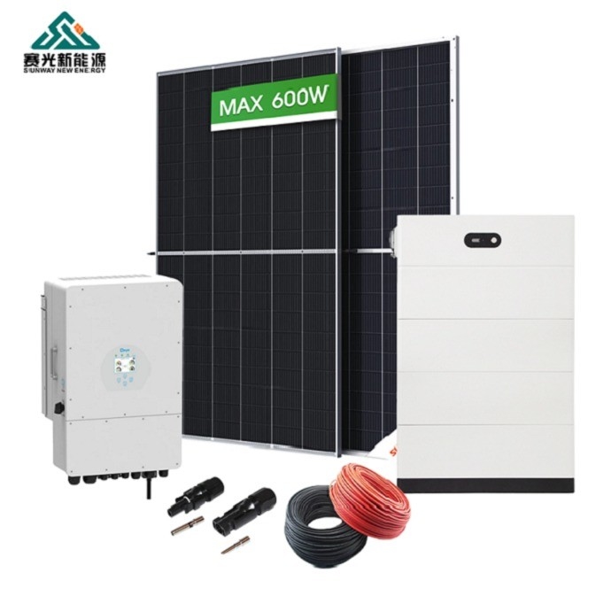 CE-zertifiziert 10kw 12kw Monokristallines Silizium Solarpanel Power Pv System für Zuhause