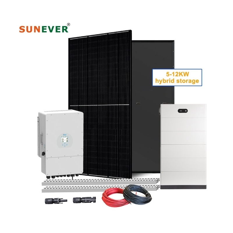 410-700Watt Solarpanel Lithium-Ionen-Batterie Typ 5kw Solarenergie Speichersystem für Zuhause