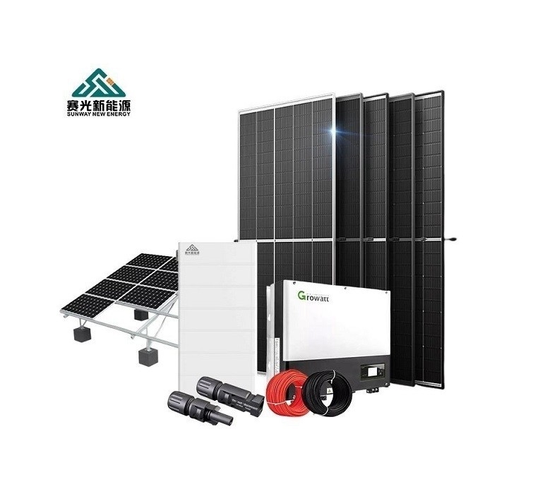 5kW Solarspeichersystem 5kW 10kW 12kW Hybrid Solarenergie-Panelsystem komplett für Zuhause
