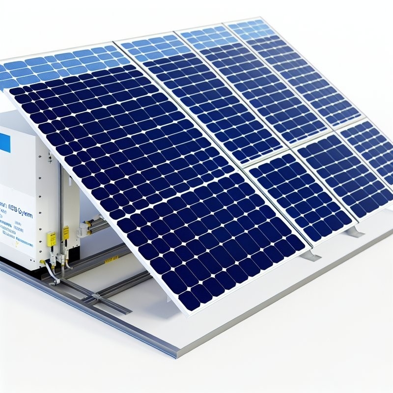 18 kg Panelgewicht Solarenergiesystem mit Montage-System mit abgeschlagenem Dach STD und vollständiger technischer Unterstützung