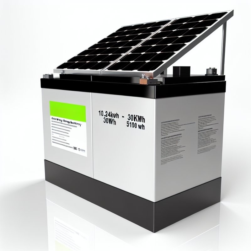 Einheit zur Speicherung von Solarenergie 10,24 kWh-30 kWh Energie und 5100 Wh Nennenergiekapazität für Speicherung mit hoher Kapazität