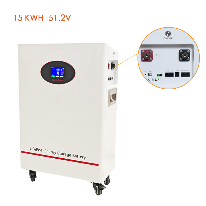 Lithium-Eisen-Batterie des Typs 15KWH mit 6000-facher Tiefzyklus-Stand mit 5-jähriger Garantie