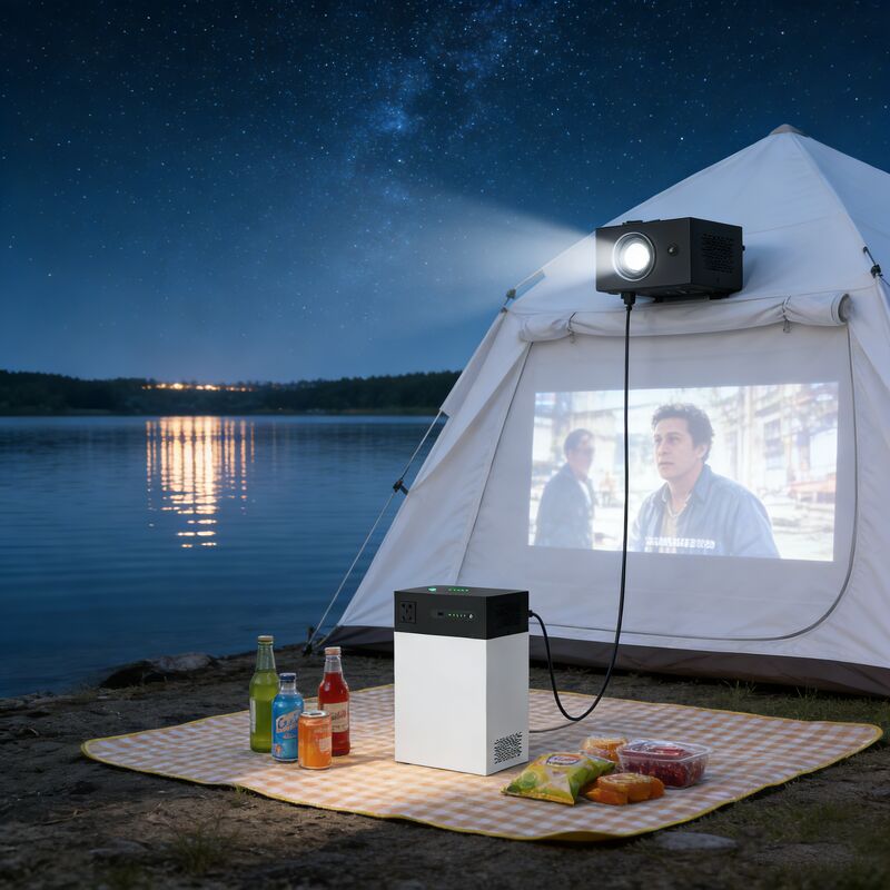 All-in-One Off-Grid-Solarenergiesystem 500W/1004,8Wh Lithium-Eisen-Batterie