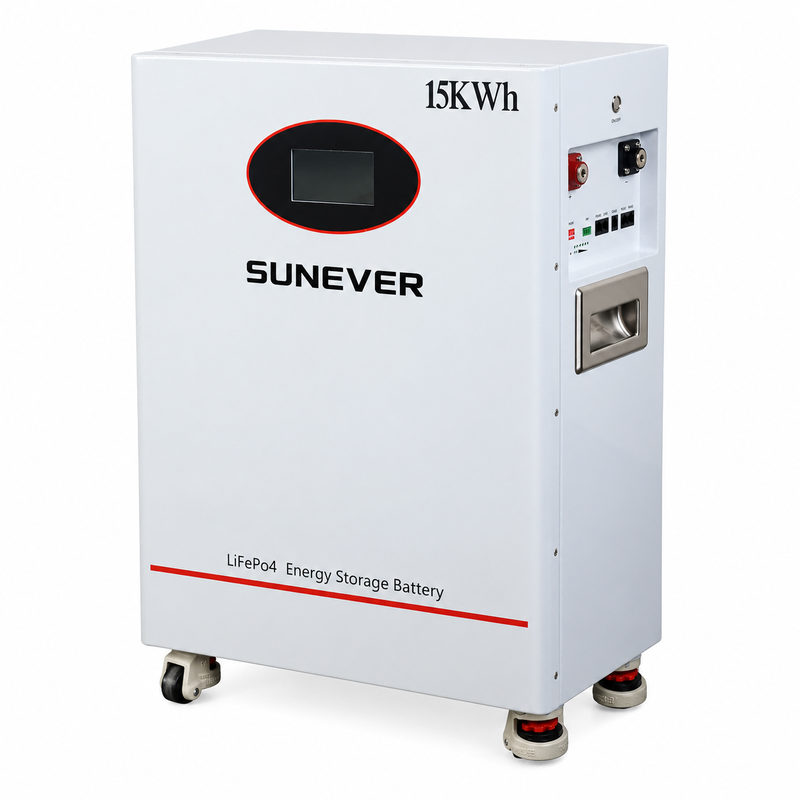 SUNEVER TD-15 15kWh LiFePO4 Heimatbatterie 51.2V 300Ah Solaranlagen