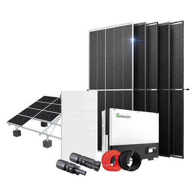 Off-Grid 12kw Hybrid Solarenergiesystem mit Lithium-Batterie-Solarpanel