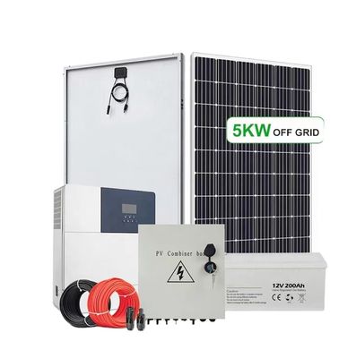 High Efficiency 51.2Vdc Off Grid Solar System Kit für den Markt in Myanmar