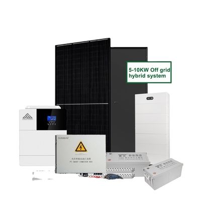 Wandmontiertes 8kw Off-Grid-Solarsystem mit All-in-One-Solarpanel