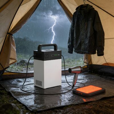 1004.8Wh Dual-Charging Solarenergy System 500 W Portable ESS