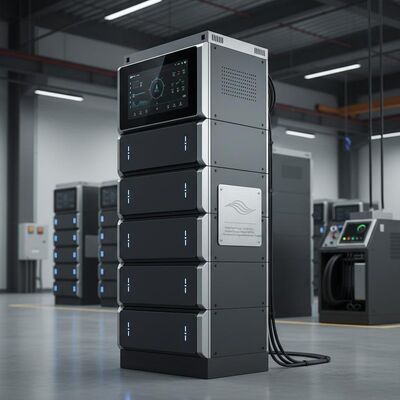 Leistungsbereich 10 bis 20 KWh Energiespeichersystem mit einer Nennenergiekapazität von 5100 Wh für die Energiemanagement- und Netzunterstützung